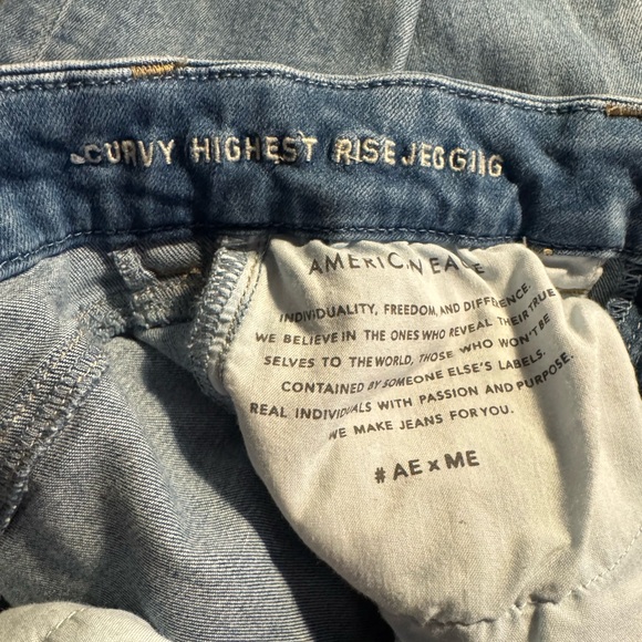 American Eagle Curvy Highest Rise Jeggings - Picture 4 of 6